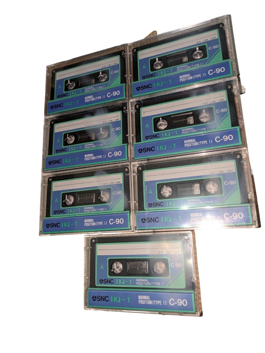 SNC HQ-1 C-90 ソーダ ニッカ 輸出 カセットテープ レア 希少 当時物 　7本セット