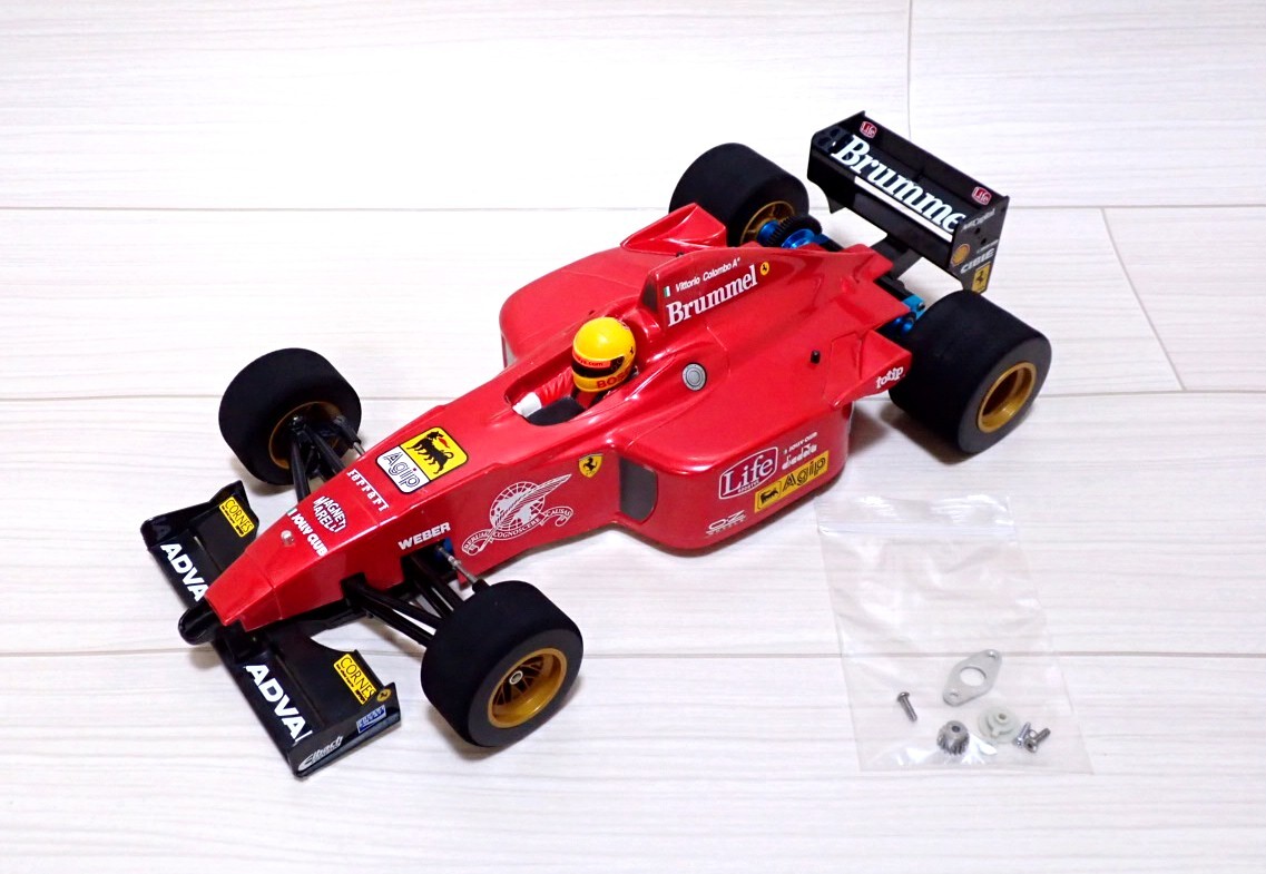 1/10 タミヤ F103 15th Anniversary仕様 アルミ・オプションパーツ多数 フェラーリボディ付_画像1