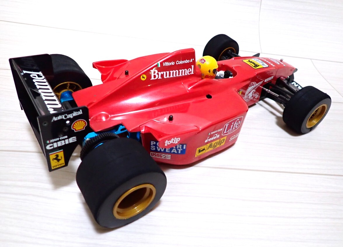 1/10 タミヤ F103 15th Anniversary仕様 アルミ・オプションパーツ多数 フェラーリボディ付_画像3