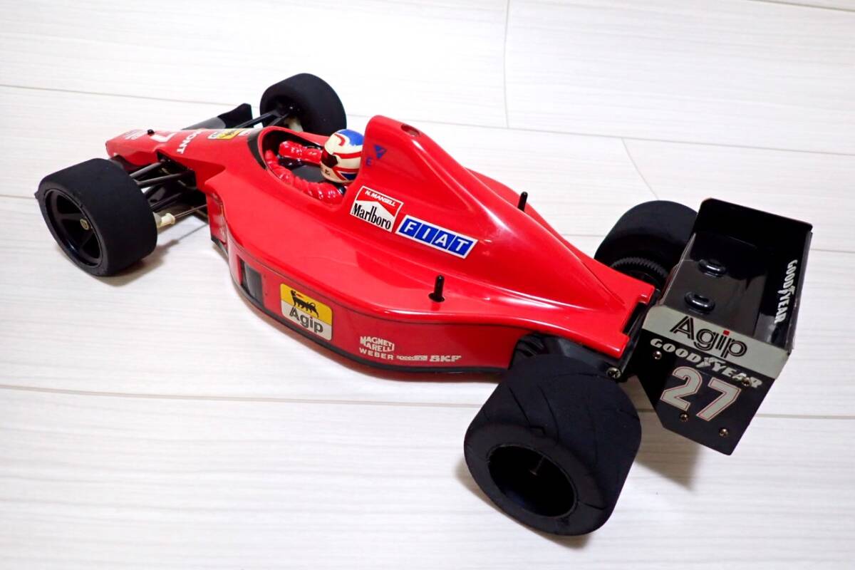 1/10 タミヤ 旧車 当時物 ビンテージ F1 フェラーリ Ferrari F189 LATE VERSION F101 シャーシの画像4