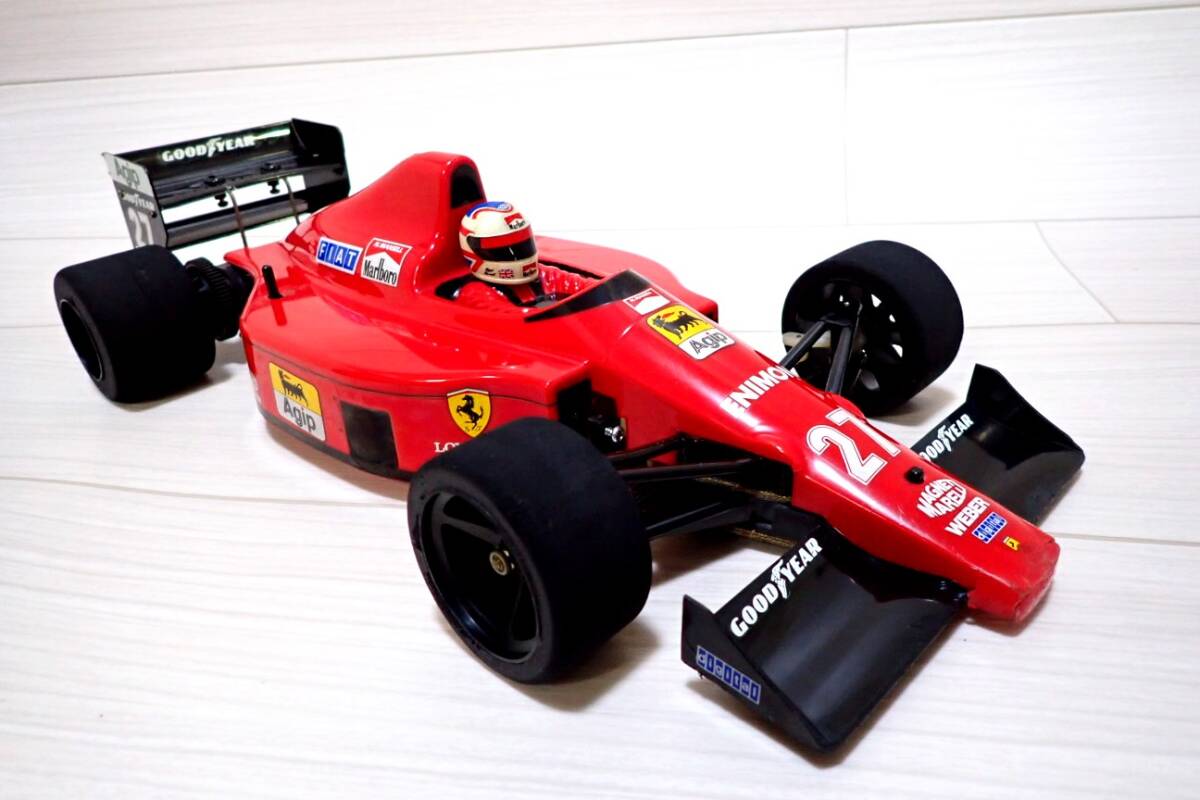 1/10 タミヤ 旧車 当時物 ビンテージ F1 フェラーリ Ferrari F189 LATE VERSION F101 シャーシの画像2