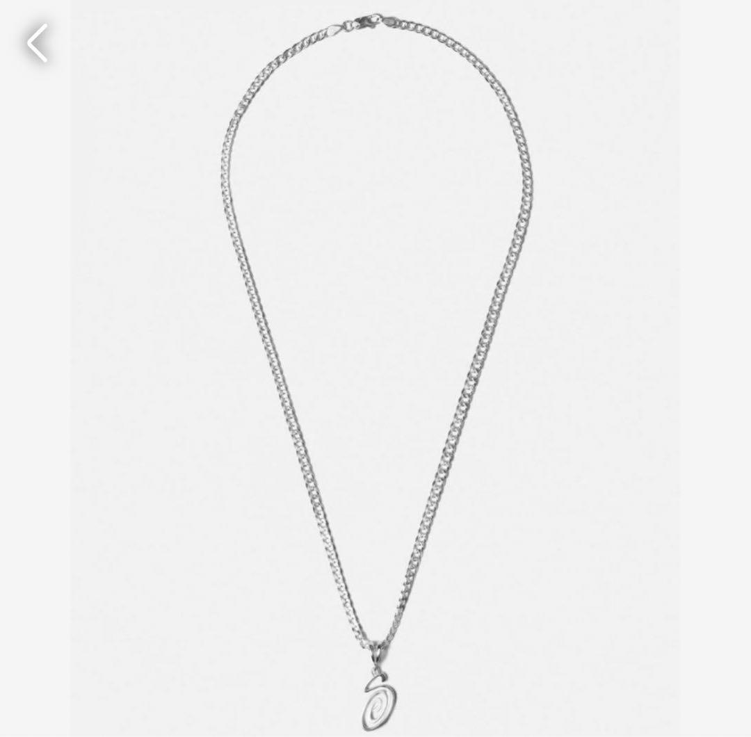 24SS Stussy Spring 24 Jewelry Swirly S Chain Necklace Sterling Silver 新品 ステューシー チェーン ネックレス スターリングシルバーの画像1