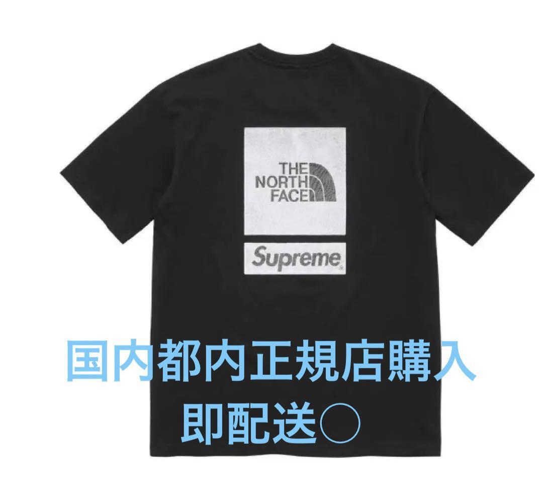 S 24SS Supreme × THE NORTH FACE S/S Top Black 新品 シュプリーム ノースフェイス Tee Tシャツ ブラック 黒