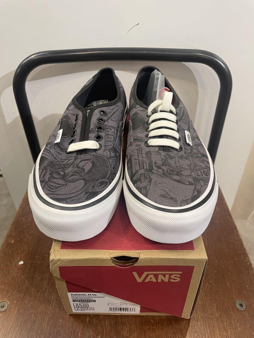 20SS NEIGHBORHOOD × Mr.Cartoon × Vans Authentic 44 DC Black/Grey 27cm VN0A38EN00G1 新品 ネイバーフッド バンズ オーセンティック_画像2