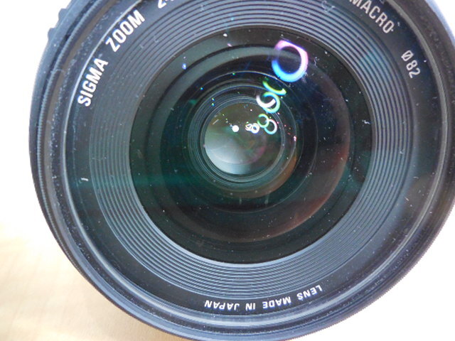 カメラレンズ SIGMA シグマ　ZOOM 24-70mm 1：2.8 EX DG MACRO φ82　現状品　#43527_画像2