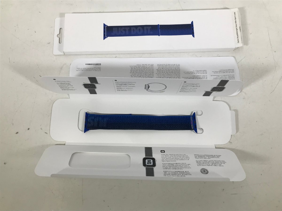 Apple Watch 45mm case for game Royal / midnight navy Nike sport loop MPJ33FE/A original band used 