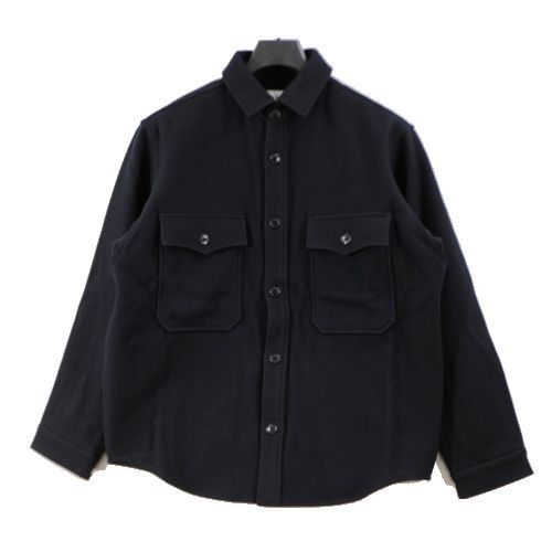 YAECA ヤエカ LIKE WEAR CPO SHIRT シャツ M ネイビー