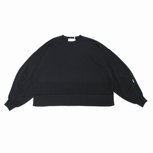 nagonstans ナゴンスタンス 24SS washable knit box pullover ウォッシャブル ニット ボックス プルオーバー M ブラック_画像1