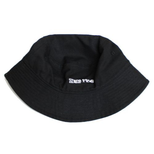 STUSSY ステューシー 21SS Canvas Wide Brim Bucket Hat バケットハット ブラック_画像2