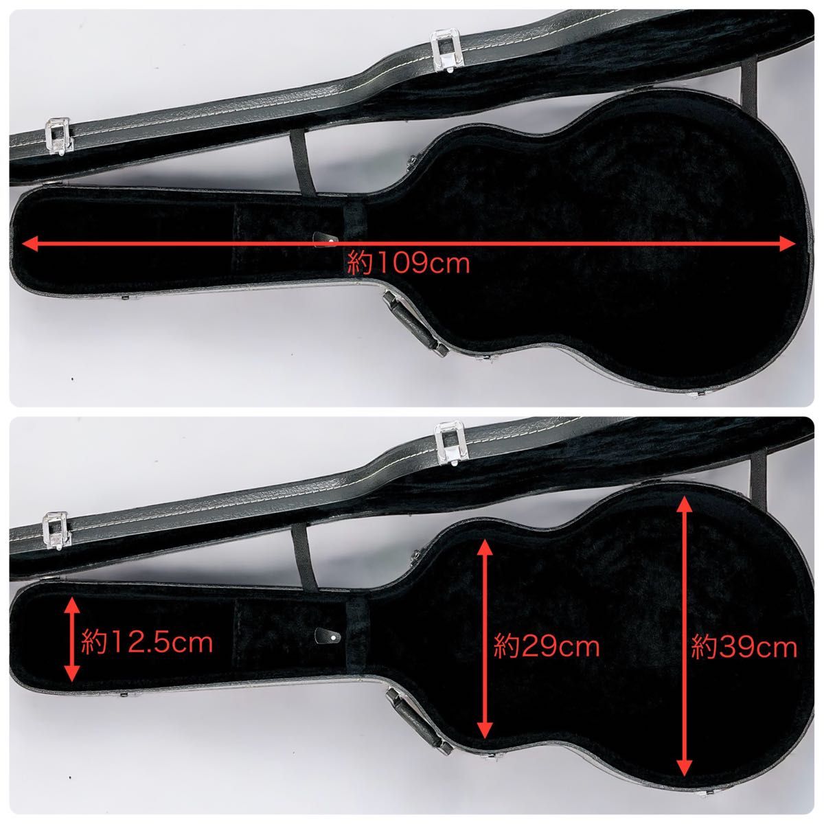 Epiphone エピフォン セミアコ用 ギター ハードケース カギ付 Epiphone エピフォン セミアコ用 ギター ハードケース カギ付