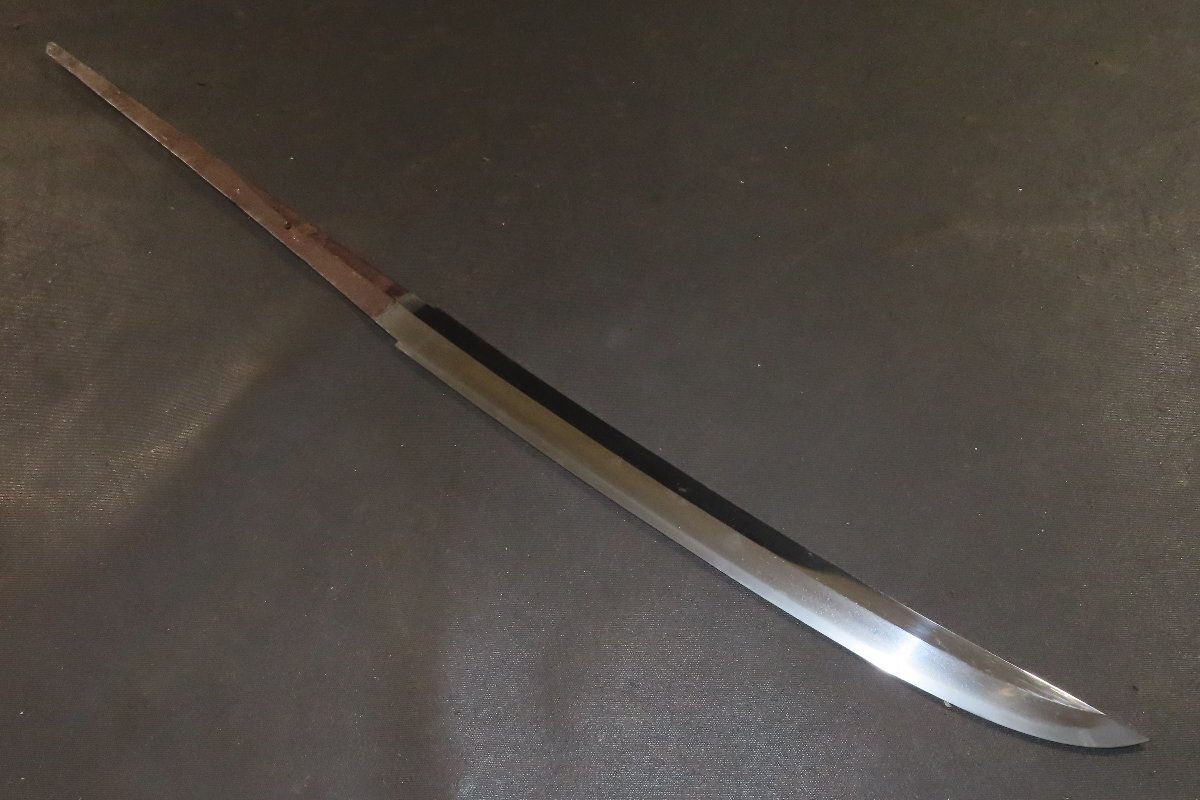^v сохранение заключение эксперта меч на длинной рукоятке . много белый ножны Muromachi 104× лезвие 37.7×.0.7× изначальный ширина 3.2× изначальный -слойный 0.35x. -слойный 0.4cm 830g^v