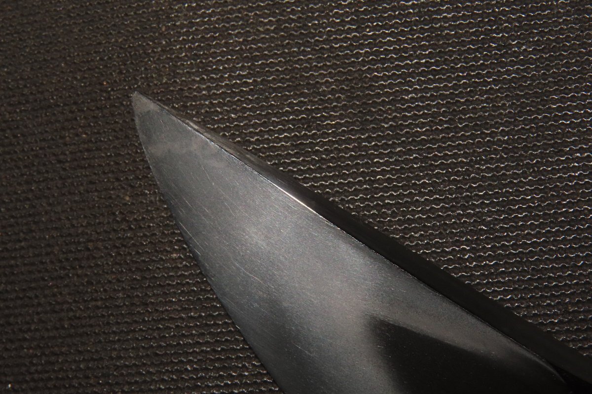 ^v сохранение заключение эксперта меч на длинной рукоятке Sagami . Fujiwara широкий -слойный белый ножны Edo 78.5× лезвие 40.4×.3.4× изначальный ширина 2.9× изначальный -слойный 0.7x. -слойный 0.55cm 1.06.^v