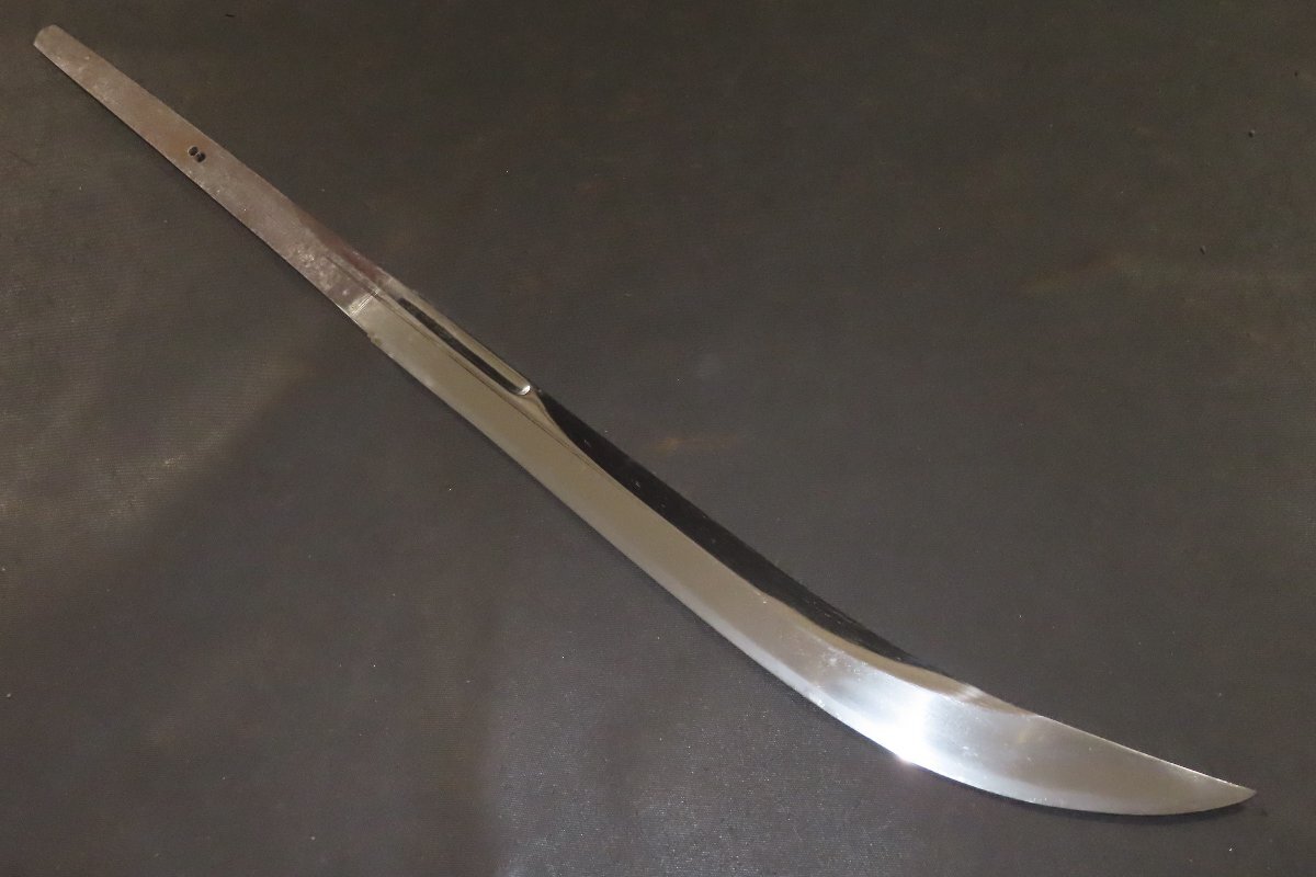 ^v меч на длинной рукоятке нет . белый ножны Edo лезвие порванный 87.5× лезвие 39.8×.2.6× изначальный ширина × изначальный -слойный 0.8×. -слойный 0.5cm 1.25kgv^