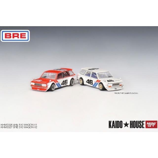 MINI GT KHMG026 ダットサン KAIDO 510 ワゴン BRE V1 ※1/64スケールの画像3