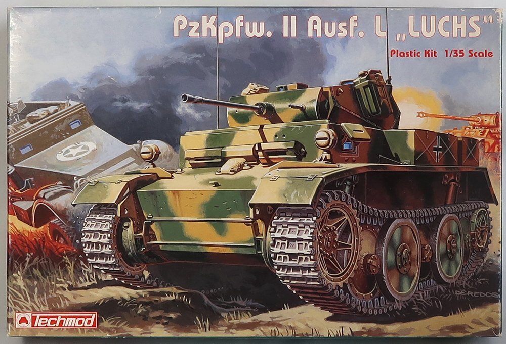 Techmod, ドイツ軍2号戦車L型ルクス,1/35,未組み立て,エッチングパーツ付き,ポーランド製