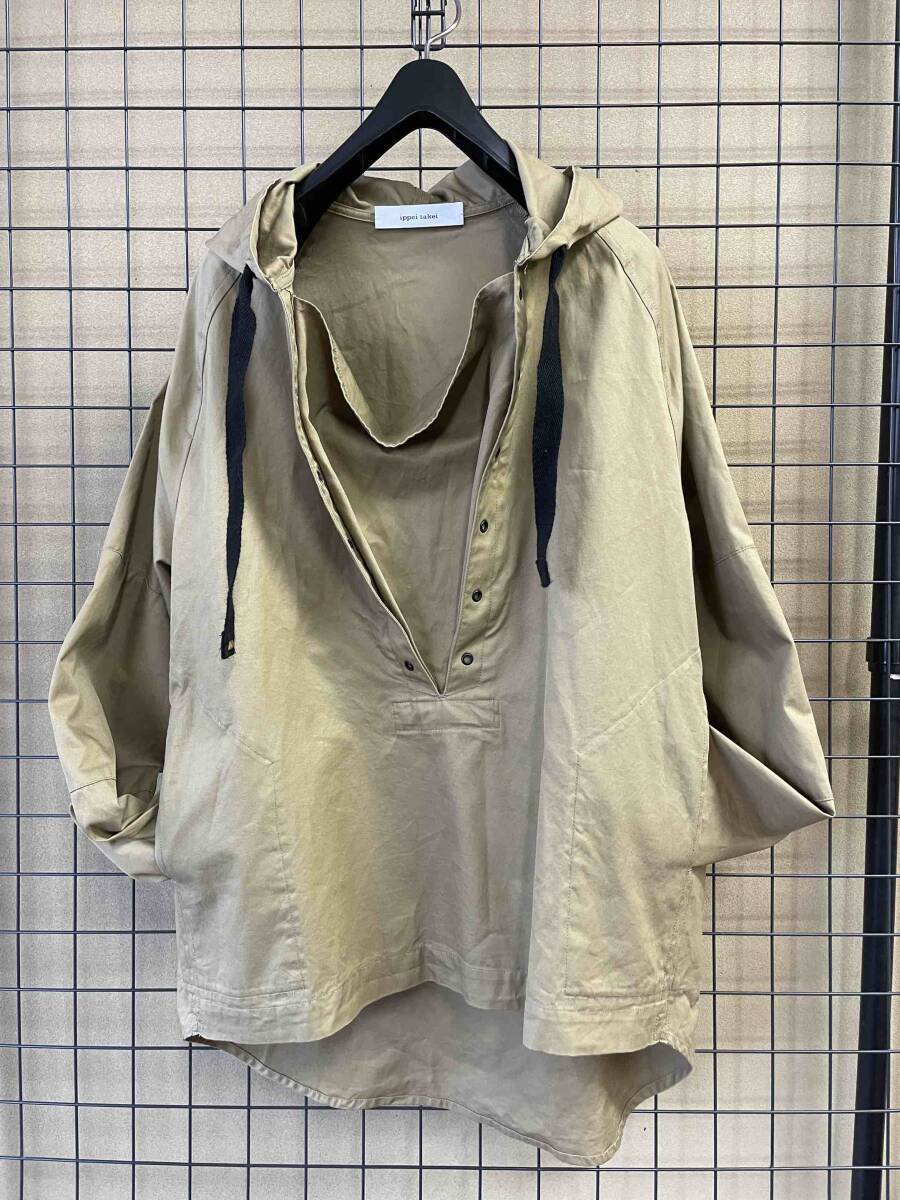 【ippei takei/イッペイタケイ】Anorak Pullover Hoodie COTTO MADE IN JAPAN アノラック プルオーバー フーディー ジャケット パーカー_画像3