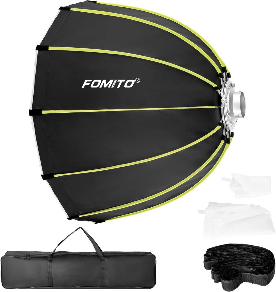 FOMITO 深型ソフトボックス 90cm クイックリリースインストール設計 Bowensマウント