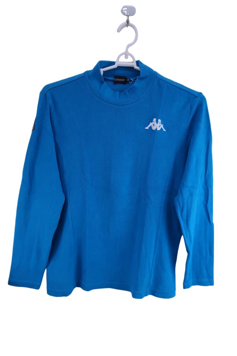 Kappa( Kappa ) с высоким воротником рубашка синий мужской O Golf сопутствующие товары 2403-0173 б/у 