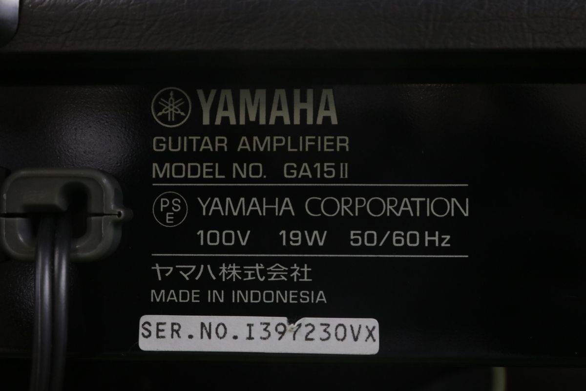 【箱あり】YAMAHA ヤマハ GA15II ギターアンプ ブラックカラー 黒色 音楽 音質 娯楽 インテリア コレクション コレクター 003FUDFR72_画像10