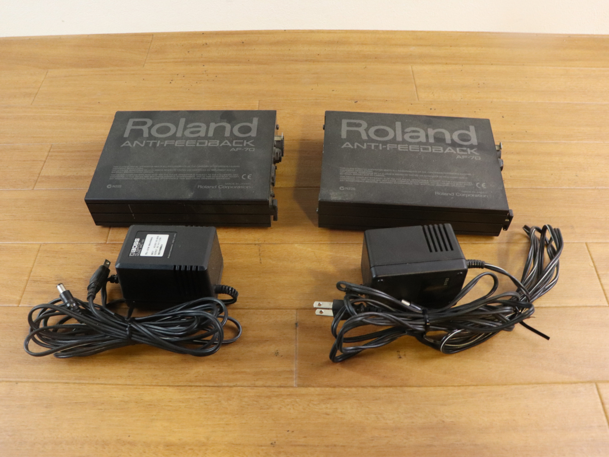 Roland ローランド ANTI-FEEDBACK アンチフィードバッグ AF-70 2点セット ハウリング防止 オーディオ機器 音響機器 003FUGFY78_画像1