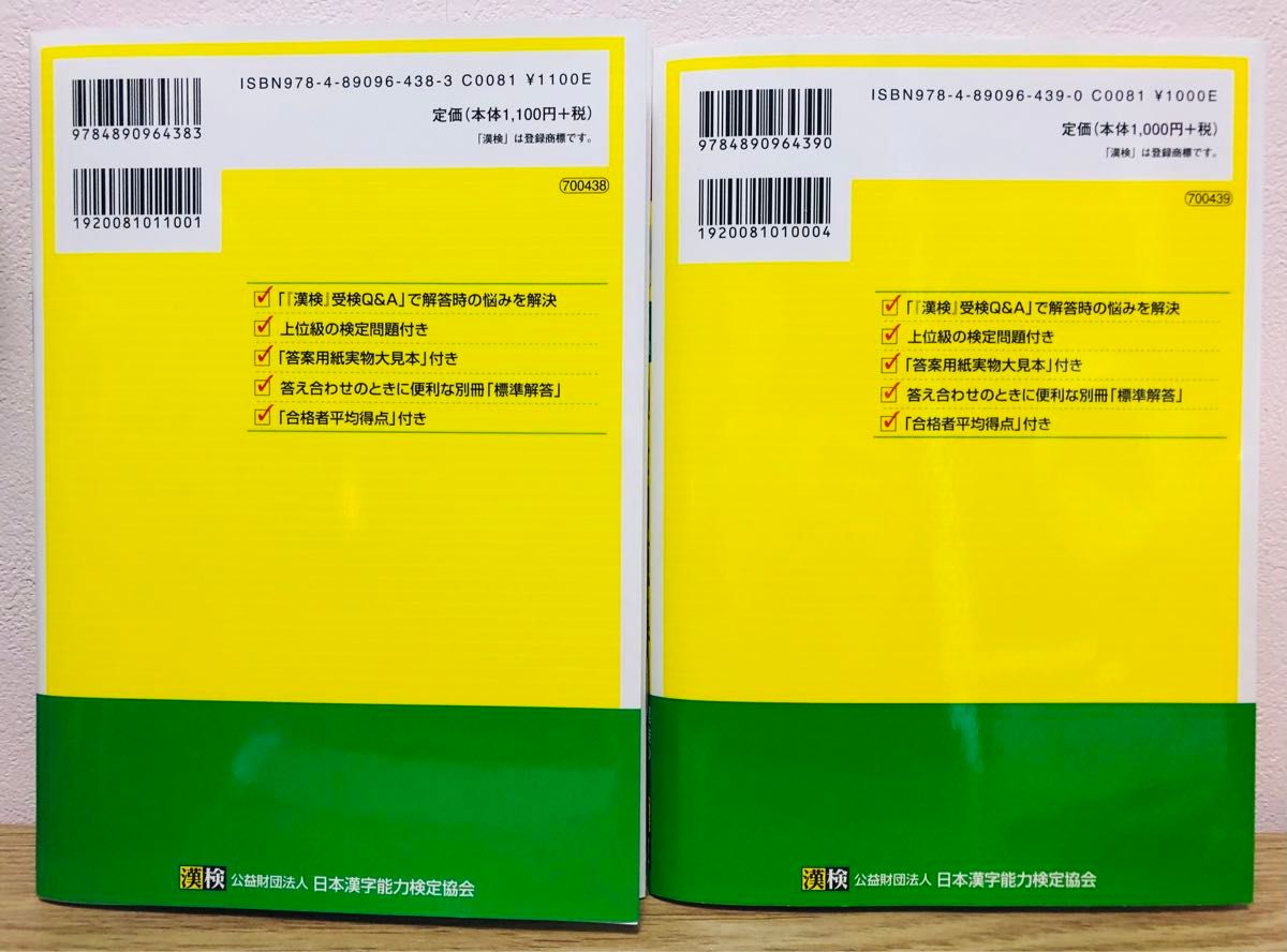 【匿名発送】 漢検 過去問題集 3級・4級 公益財団法人日本漢字能力検定協会