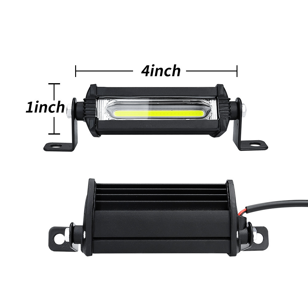 MINI COB LEDワークライト バースポットランプ 12/24V SUV ATV トラック 4x4 UAZ ボート バイク オートバイ フォグランプ 作業灯 2個セット_画像5