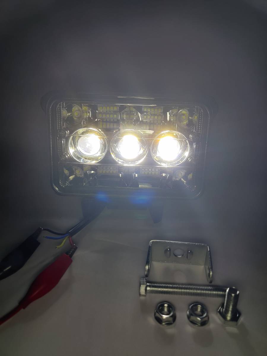 ２個セット スーパーライト156WレンズスクエアLEDスポット洪水コンボ作業灯 LED投光器 各軽いポッド ホワイトとイエローを提供します_画像3