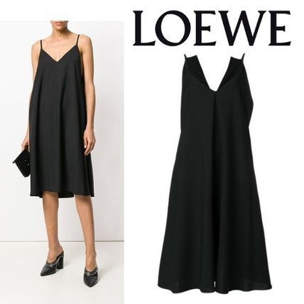 LOEWE Loewe черный платье One-piece топ One-piece S размер с биркой 