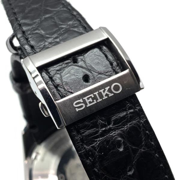 SEIKO セイコー 腕時計 SBXB073 8X53-0AB0 アストロン ソーラー セラミック チタン ブラック 黒 レザーバンド メンズ 管理RY24000816_画像4