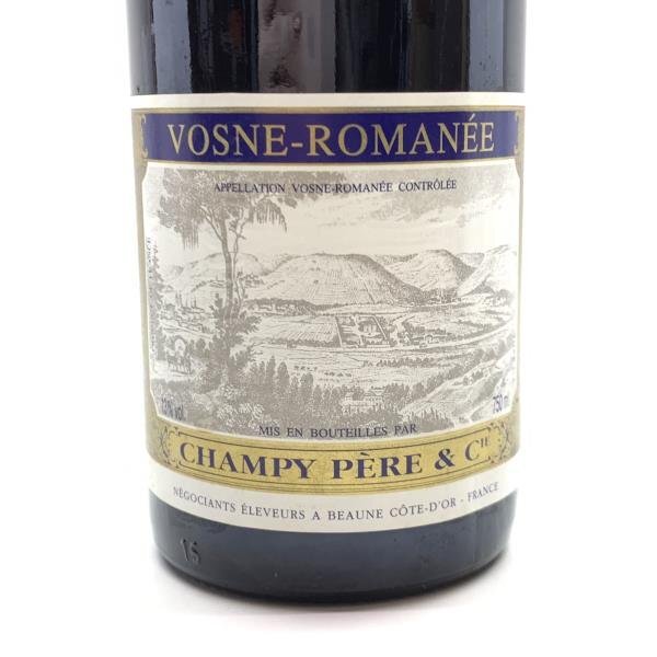 VOSNE-ROMANEE CHAMPY PERE＆C ヴォーヌ ロマネ シャンピー 1994 750ml アルコール13度 お酒 赤ワイン 果実酒 管理ＲＹ24000953_画像6