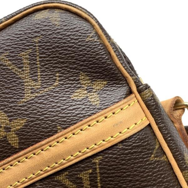 LOUIS VUITTON ルイヴィトン M45266 ダヌーブ モノグラム ショルダーバッグ ポシェット ファスナー レディース かばん 管理RY24001154_画像7