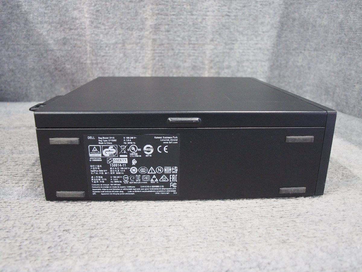 DELL OptiPlex 5050 Core i3-7100 3.9GHz 4GB DVD-ROM ジャンク A59807_画像6