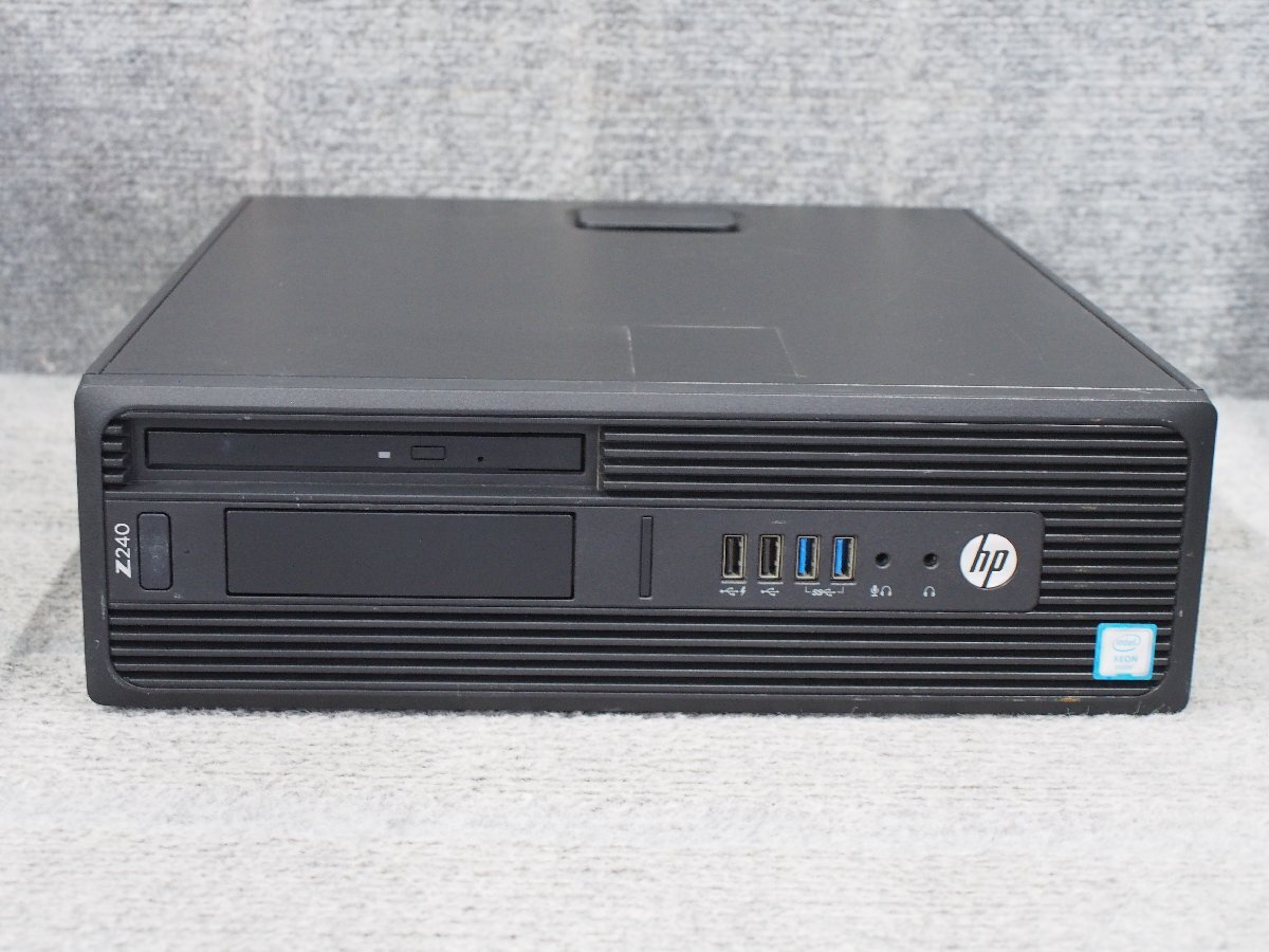 HP Z240 SFF Workstation Xeon E3-1270 v5 3.6GHz 8GB DVDスーパーマルチ nVIDIA QUADRO K620 ジャンク A59919の画像1