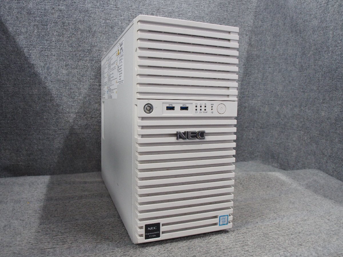 NEC Express5800/T110h Xeon E3-1220 v5 3.0GHz 8GB DVD-ROM サーバー ジャンク A59679の画像1