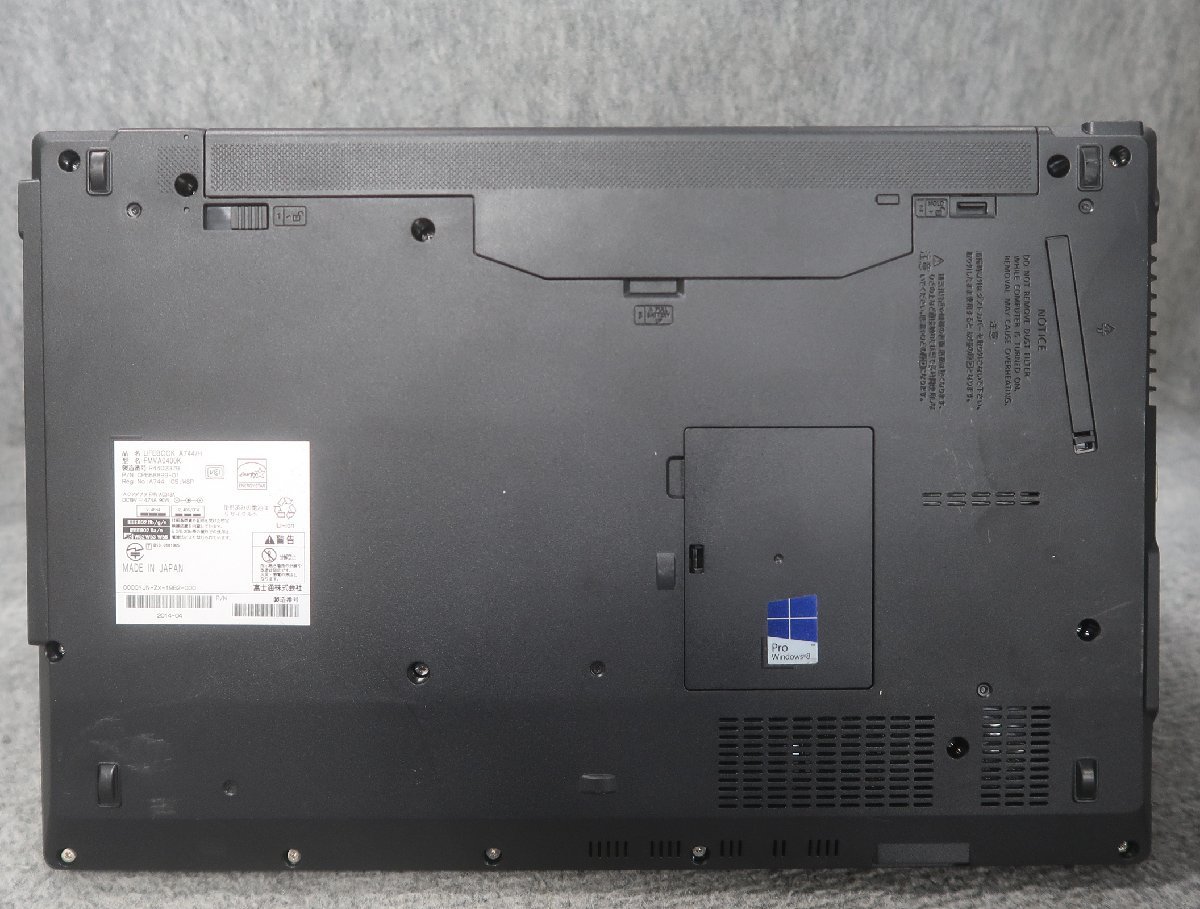 富士通 LIFEBOOK A744/H Core i5-4300M 2.6GHz 4GB DVDスーパーマルチ ノート ジャンク★ N76815_画像5