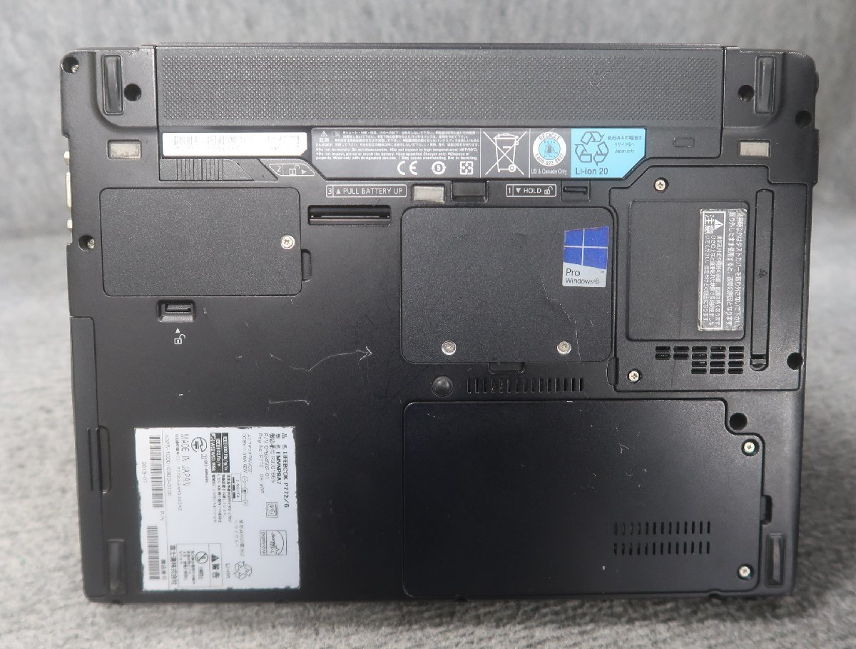 富士通 LIFEBOOK P772/G Core i5-3340M 2.7GHz 4GB DVDスーパーマルチ ノート ジャンク N76968_画像5