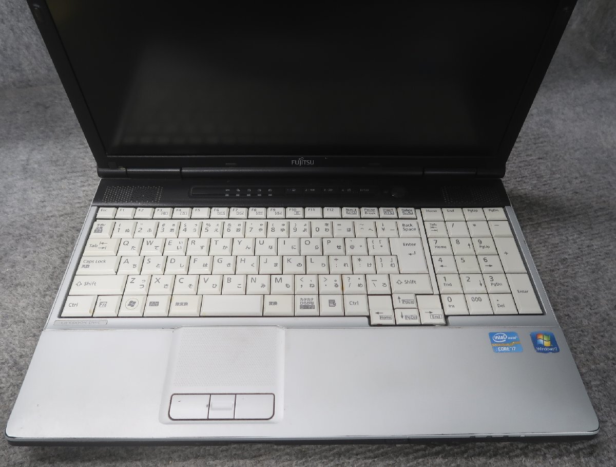 富士通 LIFEBOOK E741/C Core i7-2620M 2.7GHz 4GB DVDスーパーマルチ ノート ジャンク N77313_画像3