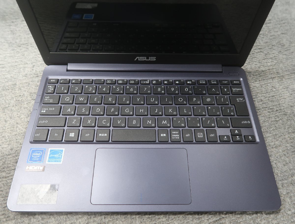 ASUS E203MA-4000G2 Celeron N4000 1.1GHz 4GB ノート ジャンク N77618_画像3