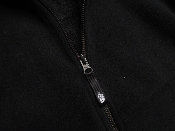 新品正規 ノースフェイス ホワイトレーベル 裏ボア 銀エンブレム LOYALTON フリースジャケット メンズMブラック(BLK) 直営店購入の画像6
