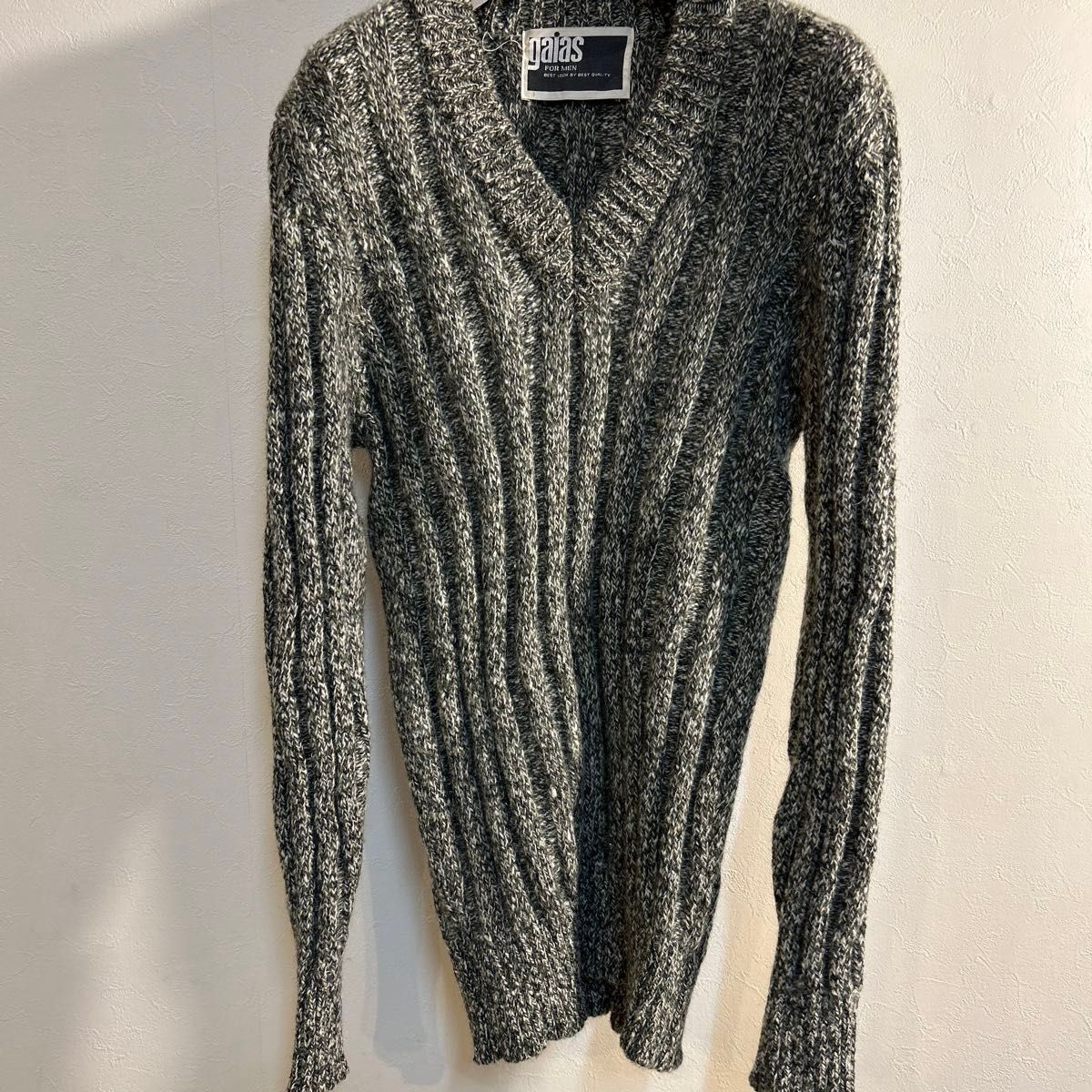 70's Vintage sweater gaias for men  ヴィンテージ セーター　 ニット ウール