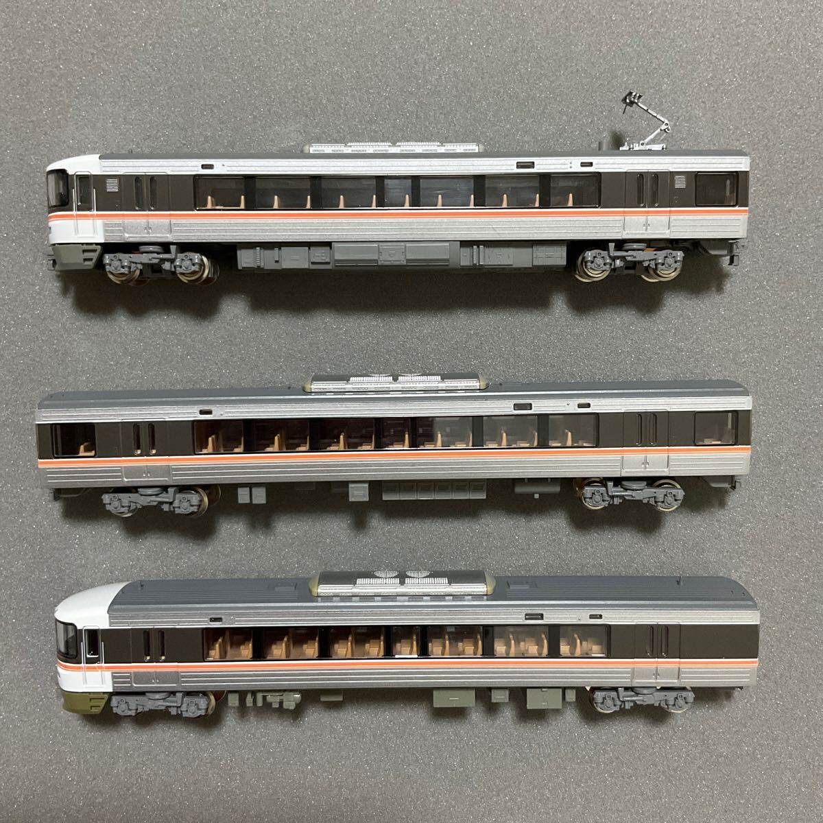 Tomix 373系 3両 ジャンク 動力付き 373系TOMIX トミックス動力付き3両ジャンク品-特急形電車–日本