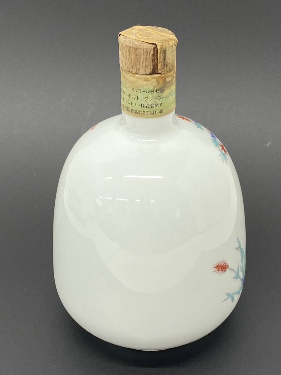 23 【未開栓】 SUNTORY サントリー AGEING エイジング ウイスキー 有田焼 陶器 古酒 700ml 43% 訳あり_画像2