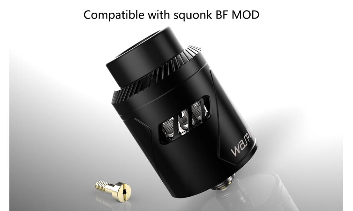 VAPE OUMIER WASP KING RDA 24mm アトマイザー BLACK 新品　BOX_画像6