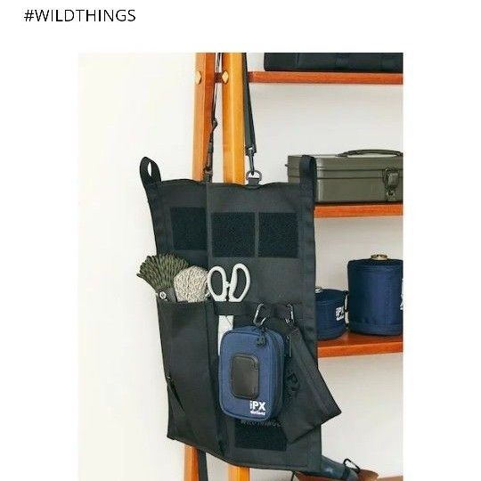 新品　WILDTHINGS THE PX WALL POCKET　NAVY　ポーチ　収納　カーインテリア　ウォールポケット