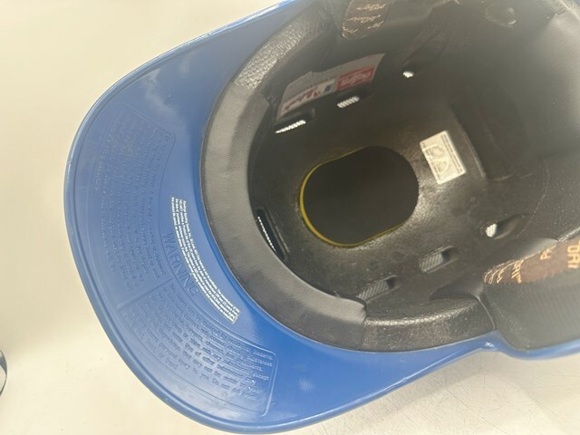 ニューヨーク メッツ 野球 硬式用ヘルメット オーセンティック コレクション Size-7 1/2（59.6cm)　ローリングス_画像8