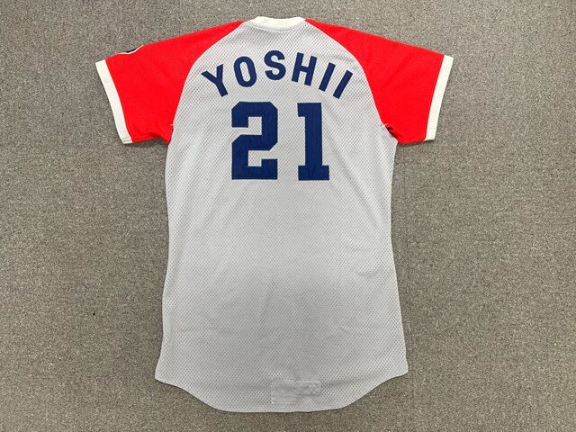 近鉄バファローズ #21 吉井理人 1990年 支給品 実使用 ユニフォーム 当時物 千葉ロッテマリーンズ 2023 WBC コーチの画像7