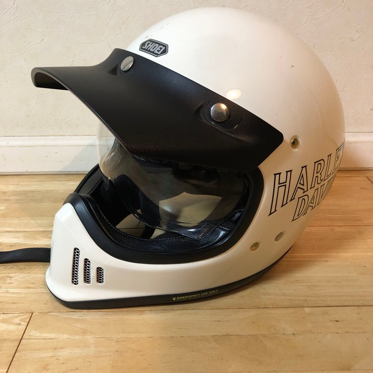 ショウエイ SHOEI EX-ZERO ホワイト XLサイズ 純正バイザー ショウエイ SHOEI EX-ZERO ホワイト XLサイズ 純正バイザー