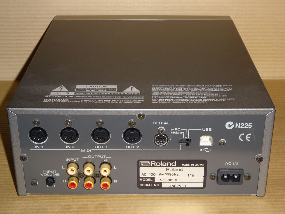 ローランド Roland SC-8850 音源モジュール MIDI 音源_画像2
