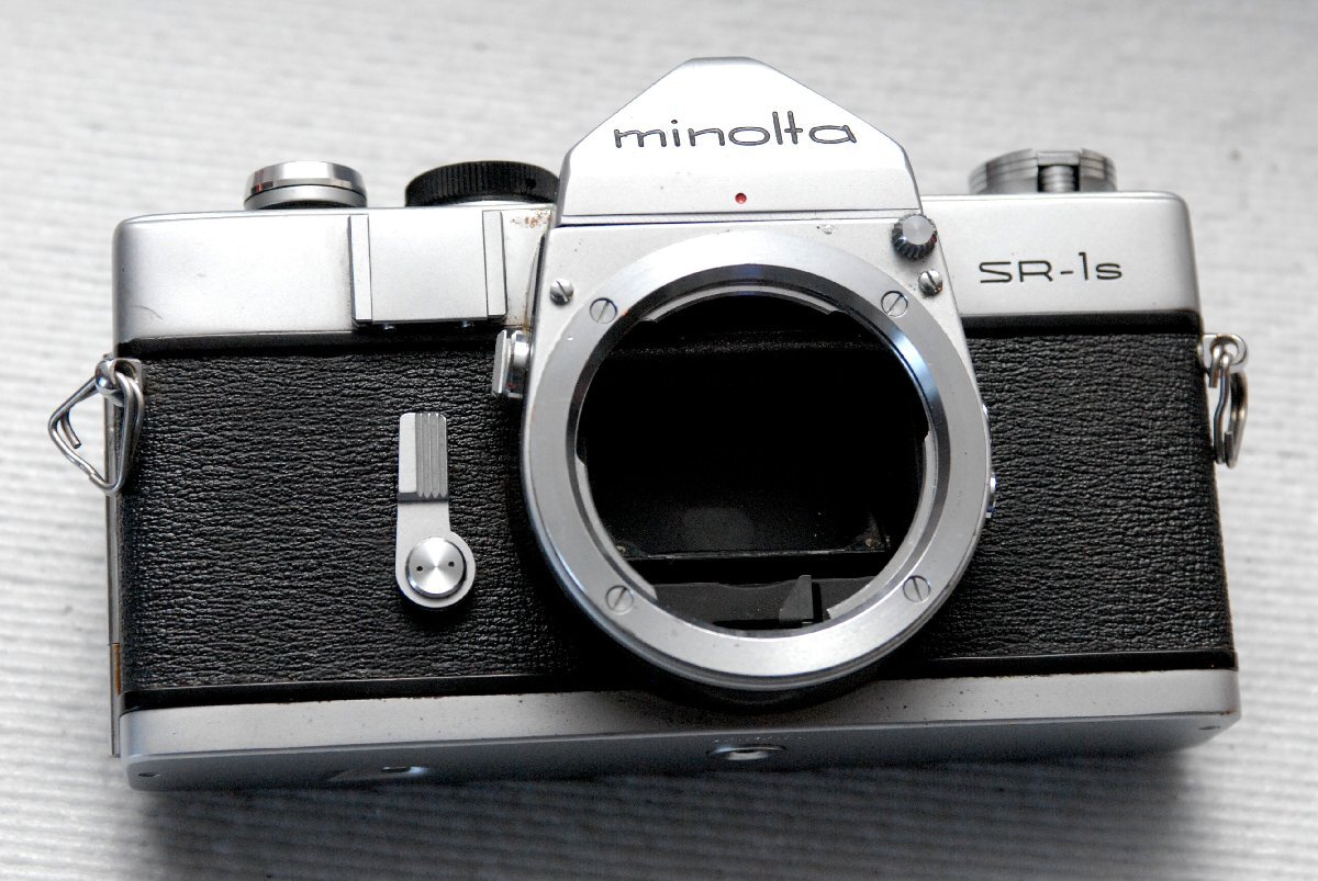 MINOLTA ミノルタ 昔の一眼レフカメラ SR-1s ボディ 希少な作動品 