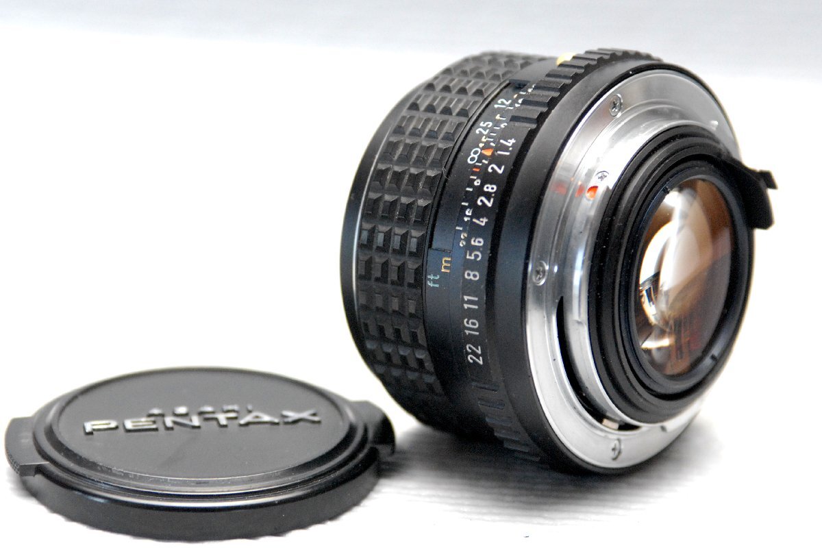 （綺麗）PENTAX-M ペンタックス 純正 Kマウント専用 50mm 高級単焦点レンズ 1:1.4 希少な作動品_画像2